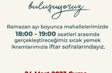 RAMAZAN PAYLAŞMAKTIR