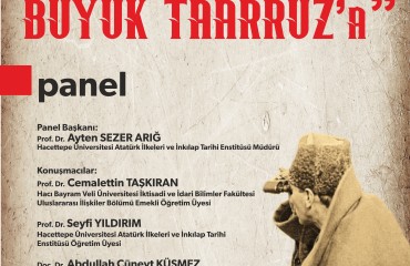 SAKARYA ZAFERİ 103. YIL SAKARYA'DAN BÜYÜK TAARRUZ'A PANELİ
