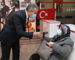 Başkanla Fotoğraflar
