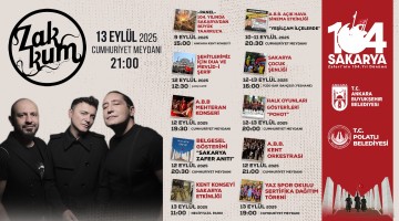 SAKARYA ZAFERİ 104. YIL KUTLAMALARIMIZ VE HALK KONSERLERİMİZ BAŞLIYOR