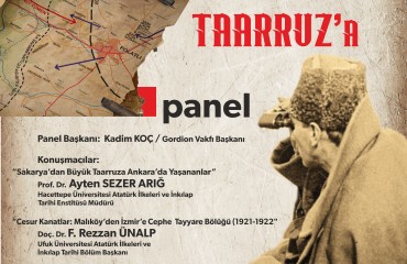 SAKARYA'DAN BÜYÜK TAARRUZ'A 104. YIL PANELİ