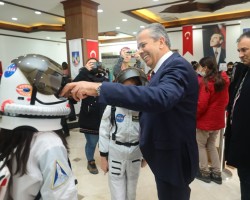 Başkanla Fotoğraflar