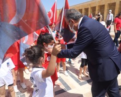 Başkanla Fotoğraflar