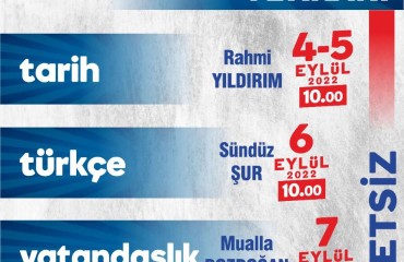 KPSS TEKRAR DERSLERİ 4 EYLÜL’DE BAŞLIYOR